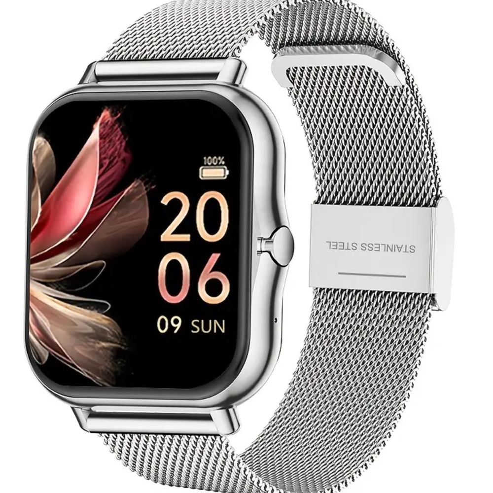 Stainless Steel Smartwatch - Silver